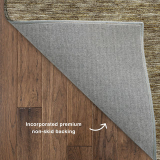Dalyn Soft Essentials SE1 Brown Machine Washable Area Rug Backing Image