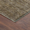 Dalyn Soft Essentials SE1 Brown Machine Washable Area Rug Corner Image