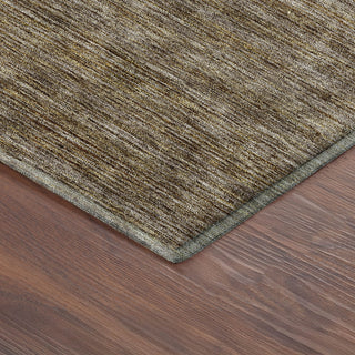 Dalyn Soft Essentials SE1 Brown Machine Washable Area Rug Corner Image