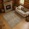 Dalyn Soft Essentials SE1 Brown Machine Washable Area Rug Lifestyle Image Feature