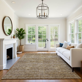 Dalyn Soft Essentials SE1 Brown Machine Washable Area Rug Lifestyle Image Feature