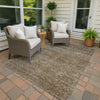 Dalyn Soft Essentials SE1 Brown Machine Washable Area Rug Outdoor Lifestyle Image Feature