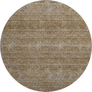 Dalyn Soft Essentials SE1 Brown Machine Washable Area Rug Round Main Image