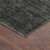 Dalyn Soft Essentials SE1 Charcoal Machine Washable Area Rug Corner Image