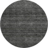 Dalyn Soft Essentials SE1 Charcoal Machine Washable Area Rug Round Main Image
