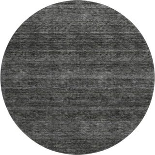 Dalyn Soft Essentials SE1 Charcoal Machine Washable Area Rug Round Main Image