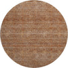 Dalyn Soft Essentials SE1 Copper Machine Washable Area Rug Round Main Image
