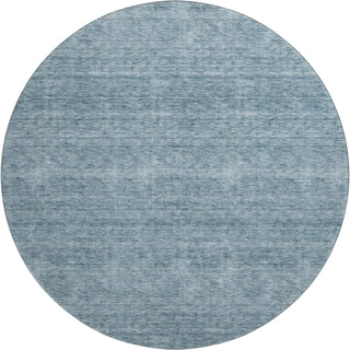 Dalyn Soft Essentials SE1 Denim Machine Washable Area Rug Round Main Image