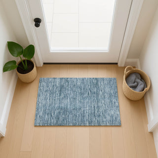 Dalyn Soft Essentials SE1 Denim Machine Washable Area Rug Scatter Lifestyle Image Feature
