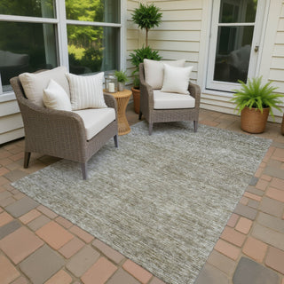 Dalyn Soft Essentials SE1 Flax Machine Washable Area Rug Outdoor Lifestyle Image Feature