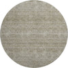 Dalyn Soft Essentials SE1 Flax Machine Washable Area Rug Round Main Image