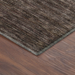Dalyn Soft Essentials SE1 Fudge Machine Washable Area Rug Corner Image