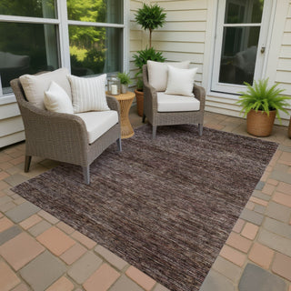 Dalyn Soft Essentials SE1 Fudge Machine Washable Area Rug Outdoor Lifestyle Image Feature