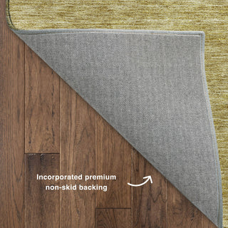Dalyn Soft Essentials SE1 Gold Machine Washable Area Rug Backing Image