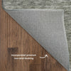 Dalyn Soft Essentials SE1 Gray Machine Washable Area Rug Backing Image