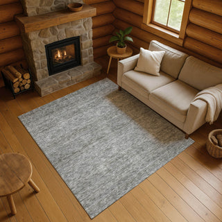 Dalyn Soft Essentials SE1 Gray Machine Washable Area Rug Lifestyle Image Feature