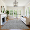 Dalyn Soft Essentials SE1 Gray Machine Washable Area Rug Lifestyle Image Feature