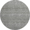 Dalyn Soft Essentials SE1 Gray Machine Washable Area Rug Round Main Image