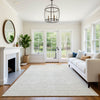 Dalyn Soft Essentials SE1 Ivory Machine Washable Area Rug Lifestyle Image Feature