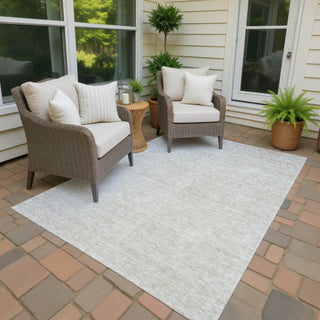 Dalyn Soft Essentials SE1 Ivory Machine Washable Area Rug Outdoor Lifestyle Image Feature