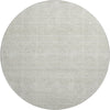 Dalyn Soft Essentials SE1 Ivory Machine Washable Area Rug Round Main Image