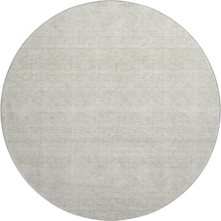 Dalyn Soft Essentials SE1 Ivory Machine Washable Area Rug Round Main Image