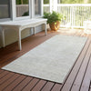 Dalyn Soft Essentials SE1 Ivory Machine Washable Area Rug Runner Outdoor Lifestyle Image Feature