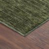 Dalyn Soft Essentials SE1 Olive Machine Washable Area Rug Corner Image