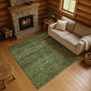 Dalyn Soft Essentials SE1 Olive Machine Washable Area Rug Lifestyle Image Feature