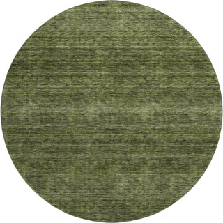 Dalyn Soft Essentials SE1 Olive Machine Washable Area Rug Round Main Image