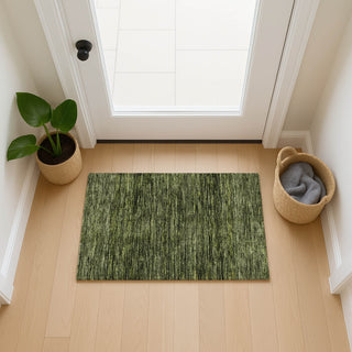 Dalyn Soft Essentials SE1 Olive Machine Washable Area Rug Scatter Lifestyle Image Feature