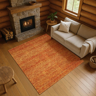 Dalyn Soft Essentials SE1 Orange Machine Washable Area Rug Lifestyle Image Feature