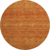 Dalyn Soft Essentials SE1 Orange Machine Washable Area Rug Round Main Image