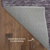 Dalyn Soft Essentials SE1 Plum Machine Washable Area Rug Backing Image