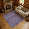 Dalyn Soft Essentials SE1 Plum Machine Washable Area Rug Lifestyle Image Feature