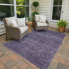 Dalyn Soft Essentials SE1 Plum Machine Washable Area Rug Outdoor Lifestyle Image Feature