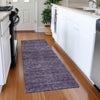 Dalyn Soft Essentials SE1 Plum Machine Washable Area Rug Runner Lifestyle Image Feature