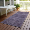 Dalyn Soft Essentials SE1 Plum Machine Washable Area Rug Runner Outdoor Lifestyle Image Feature
