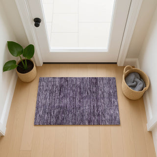 Dalyn Soft Essentials SE1 Plum Machine Washable Area Rug Scatter Lifestyle Image Feature