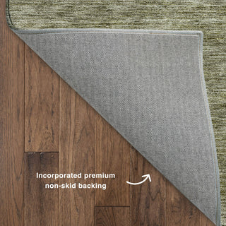 Dalyn Soft Essentials SE1 Sage Machine Washable Area Rug Backing Image