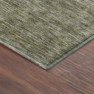 Dalyn Soft Essentials SE1 Sage Machine Washable Area Rug Corner Image