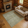 Dalyn Soft Essentials SE1 Sage Machine Washable Area Rug Lifestyle Image Feature