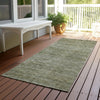 Dalyn Soft Essentials SE1 Sage Machine Washable Area Rug Runner Outdoor Lifestyle Image Feature