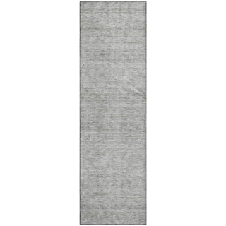 Dalyn Soft Essentials SE1 Silver Machine Washable Area Rug Runner Main Image