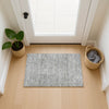 Dalyn Soft Essentials SE1 Silver Machine Washable Area Rug Scatter Lifestyle Image Feature