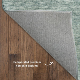 Dalyn Soft Essentials SE1 Sky Machine Washable Area Rug Backing Image