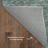 Dalyn Soft Essentials SE1 Teal Machine Washable Area Rug Backing Image