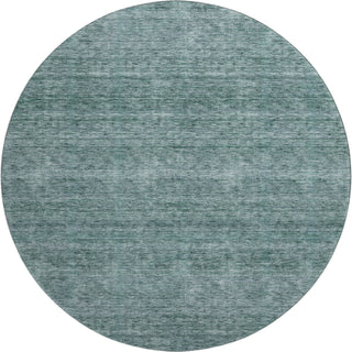 Dalyn Soft Essentials SE1 Teal Machine Washable Area Rug Round Main Image