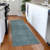 Dalyn Soft Essentials SE1 Teal Machine Washable Area Rug Runner Lifestyle Image Feature