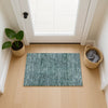 Dalyn Soft Essentials SE1 Teal Machine Washable Area Rug Scatter Lifestyle Image Feature